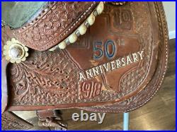 Double J Western Champion Bull Rider Saddle Texas High School Rodeo Assoc 1998
