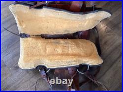 Double J Western Champion Bull Rider Saddle Texas High School Rodeo Assoc 1998