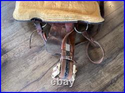 Double J Western Champion Bull Rider Saddle Texas High School Rodeo Assoc 1998