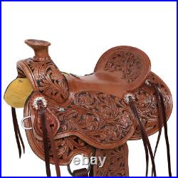 Double T Amarillo Wade Style Horse Saddle 13 Inch
