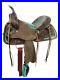 Double_T_Barrel_style_horse_saddle_with_teal_gator_patchwork_pattern_15_01_zjk