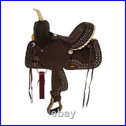 Double T Vivien Barrel Style Horse Saddle 12 Inch