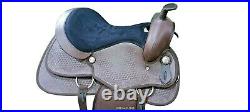 EQ westernSynthetic Saddle Western Horse Saddle embossed size 17 Easter Gift