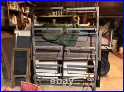 Easy Up, Four Tier heavy Duty, Portable, Metal Saddle Racks