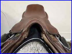 English Professional All Purpose Genuine Leather Brown Horse Saddle