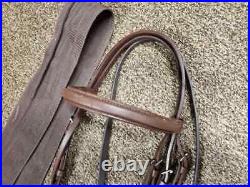 English Professional All Purpose Genuine Leather Brown Horse Saddle