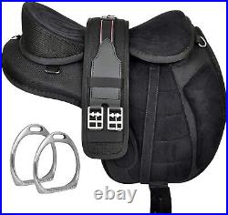 English Treeless Free max All Purpose Youth / Adult Horse Saddle with free Girth