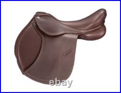 Equitare English Saddle Close Contact Adjustable Gullet Brown ES835ADJ