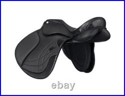 Equitare English Saddle Harmony Synthetic All Purpose Black ES335