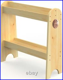 Extra-Large Wood Saddle Rack, Horse Saddle for Western Saddle, English Saddle, US