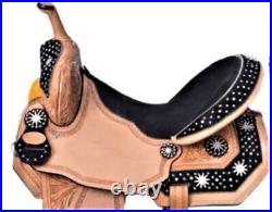 Free shipping Best Barrel Racing Western Horse Saddle Pleasure Trail 12To18inch