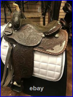GENTLY USED-Maverick by Longhorn Western Saddle 15in Seat