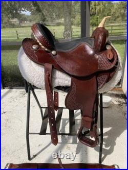 GW Crate Barrel Racing Saddle 15 preowned