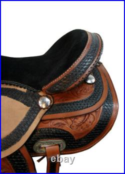 Gaited Horse Western Saddle 15 16 17 18 Pleasure Horse Trail Floral Tooled Tack