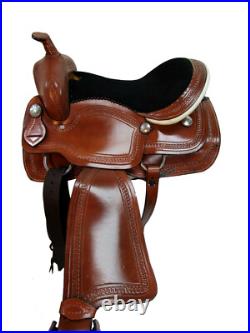 Gaited Horse Western Saddle 18 17 16 15 Pleasure Tooled Leather Trail Tack Set