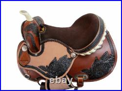 Gaited Horse Western Saddle Trail Pleasure Used Leather Tack Set 15 16 17