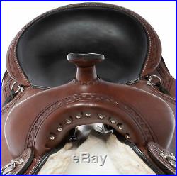 Gaited Western Horse Saddle 16 17 18 Pleasure Custom Leather Trail Tack Premium