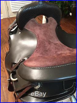 Gaited Western Leather Saddle Bedford Brown by TN Saddlery, 16 FLOOR MODEL