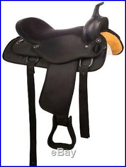 Gaited Western Pleasure Trail Light Weight Synthetic Saddle Tack 14 15 16 17 18