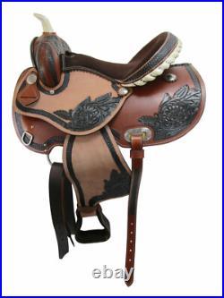 Gaited Western Saddle Horse Pleasure Trail Used Leather Tack Set 15 16 17 18