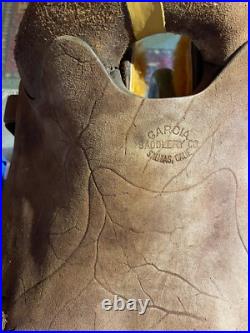 Garcia Of Salinas 16 Used Western Saddle By Les Garcia