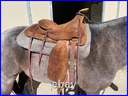 Garcia Of Salinas 16 Used Western Saddle By Les Garcia