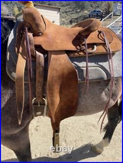 Garcia Of Salinas 16 Used Western Saddle By Les Garcia