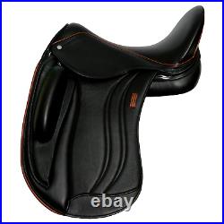 Genius Material Dressage Cow milled soft leather saddle size 17.5 or 18 inch