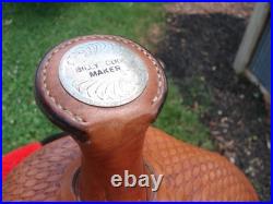 Genuine Billy Cook 15 TEAM ROPER SADDLE 2082 Sulphur, OK