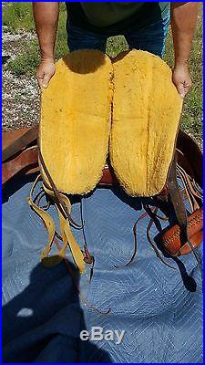 Genuine Fred Mueller 15 working ranch saddle see history of this saddle below