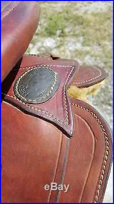 Genuine Fred Mueller 15 working ranch saddle see history of this saddle below