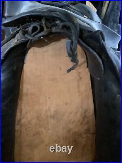 Gilroy Cal. @ 1900 Oxen Harness Leather Orig! &MirrorInsert Dim =OAl=32T x 20W