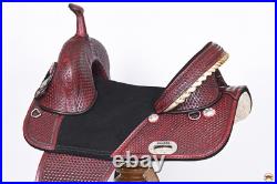 HILASON Western Horse Saddle Treeless Trail Barrel American Leather Horse