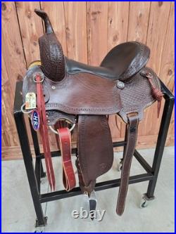 HR 14 Chocolate Trail Saddle with Black Padded Seat