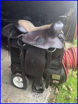 H King Saddle Western Saddle 14.5