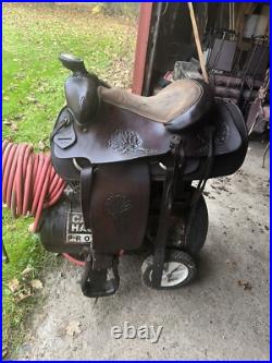 H King Saddle Western Saddle 14.5
