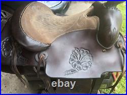 H King Saddle Western Saddle 14.5