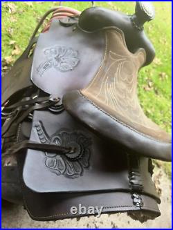 H King Saddle Western Saddle 14.5