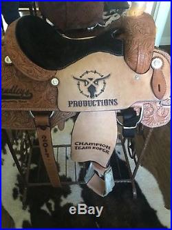 Hadlock & Fox Never Used Trophy Roping Saddle