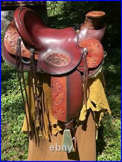Handcarved Handmade Saddle