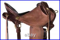 Handmade Australian Style Half Breed Aussie Stock Leather Saddle High Quality