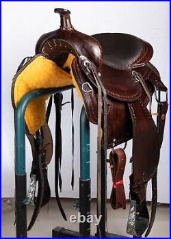 Handmade Tennessee Trail Gaited Saddle 17 Inch Western Trail And Pad