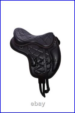 Handmade Treeless Horse Saddle Soft Leather English Riding Saddle Lightweigh