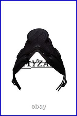 Handmade Treeless Horse Saddle Soft Leather English Riding Saddle Lightweigh