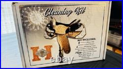 Harris Western Show Saddle Size 16 Black Leather Western Horse Tack