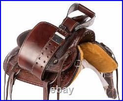 Heavy Duty Wade Tree Roping Ranch Cowboy Western Leather Horse Saddle 10 18