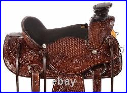 Heavy Duty Wade Tree Roping Ranch Cowboy Western Leather Horse Saddle 10 18