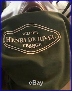 Henri De Rivel All Purpose 17 Saddle Hunter, Jumper, Stirrup Leathers