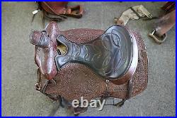Hereford 14 Hand Tooled Saddle