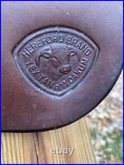 Hereford Brand 16 Leather Western Horse Saddle